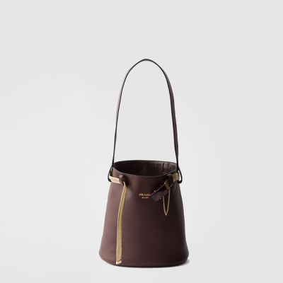 프라다 여성 버클 가죽 버킷백 1BE085 - Prada Womens Buckle Bucket Bag - prb5832x