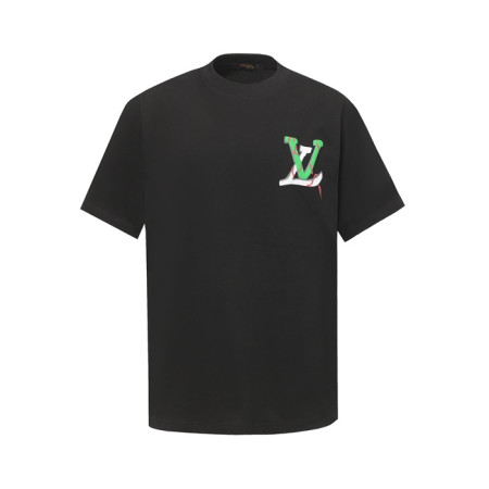 루이비통 남성 라운드 반팔 티셔츠 - Louis vuitton Mens Round Tshirt - lvc7238x