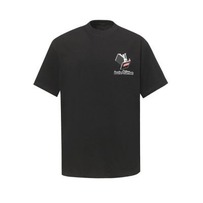 루이비통 남성 라운드 반팔 티셔츠 - Louis vuitton Mens Round Tshirt - lvc7240x