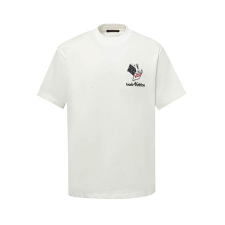 루이비통 남성 라운드 반팔 티셔츠 - Louis vuitton Mens Round Tshirt - lvc7241x