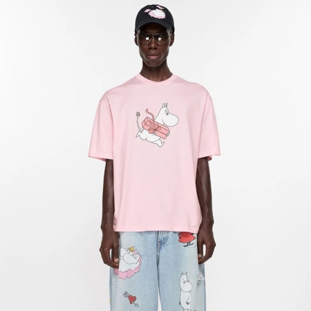 아크네 남성 크루넥 반팔티 - Acne Mens Round Tshirt - anc7244x