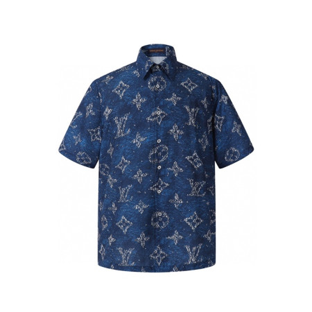 루이비통 남성 반팔 셔츠 - Louis vuitton Mens Polo Shirts - lvc7248x