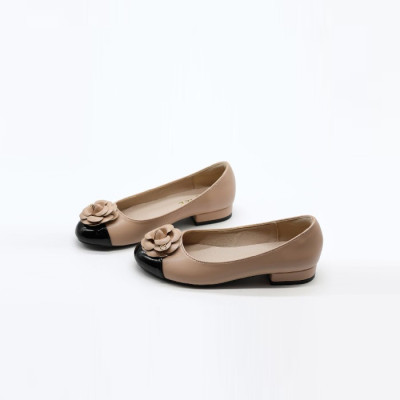 [당일배송] 샤넬 여성 CC로고 램스킨 발레리나 플랫슈즈 - dd1041x