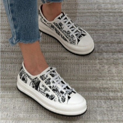 [당일배송] 디올 여성 워크앤디올 플랫폼 스니커즈 - dd1719x