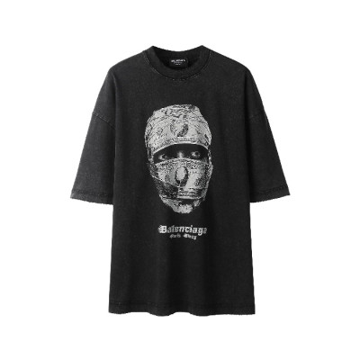 발렌시아가 남성 라운드 반팔 티셔츠 - Balenciaga Mens Round Tshirt - bac7278x