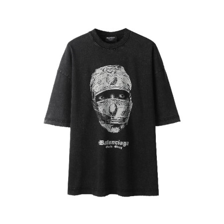 발렌시아가 남성 라운드 반팔 티셔츠 - Balenciaga Mens Round Tshirt - bac7278x