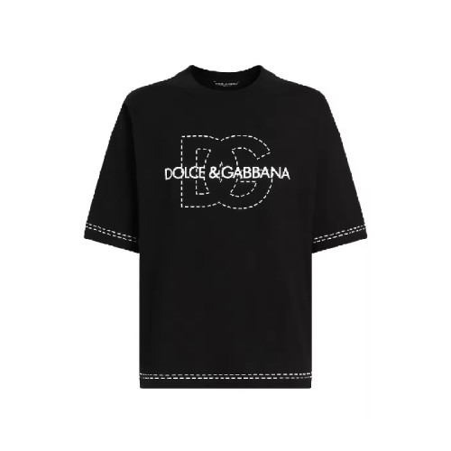 돌체앤가바나 남성 라운드 반팔 티셔츠 - Dolce&Gabbana Mens Round Tshirt - doc7294x