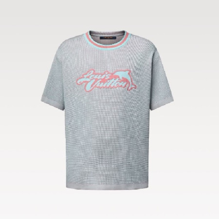 루이비통 남성 라운드 반팔 티셔츠 - Louis vuitton Mens Round Tshirt - lvc7295x