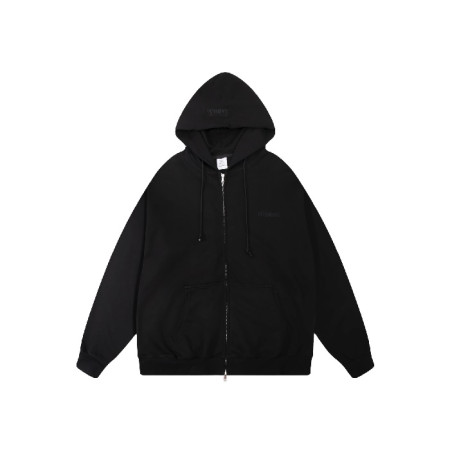 베트멍 남/녀 집업 후드티 - Vetements Unisex Zip-up Hoodie - vec7298x