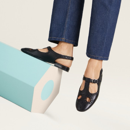 에르메스 여성 킴 플랫 슈즈 - Hermes Womens Kim Flat Shoes - hes6091x