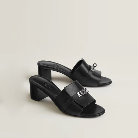 에르메스 여성 지지 50 켈리 버클 뮬 - Hermes Womens Gigi 50 Kelly Mules - hes6093x