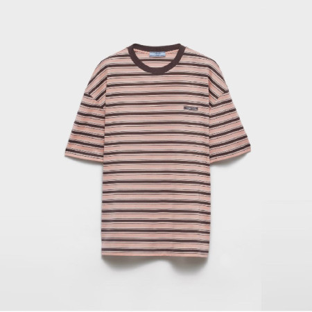 프라다 남성 라운드 반팔티 - Prada Mens Round Tshirt - prc7299x