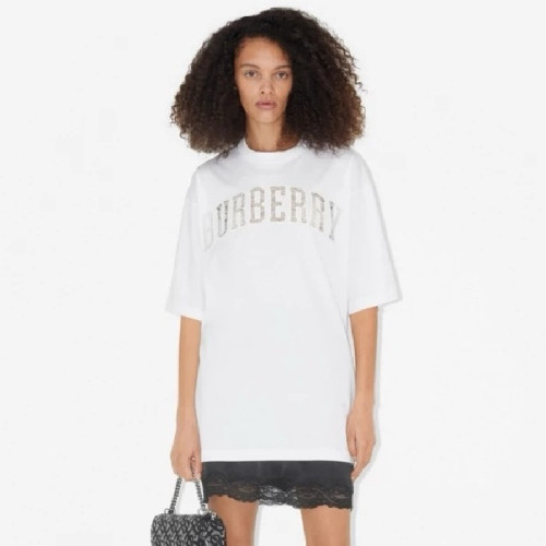 버버리 여성 반팔 티셔츠 - Burberry Womens Round Tshirt - buc7305x