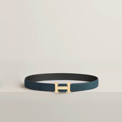 에르메스 남성 H Striee 버클 리버서블 벨트 - Hermes Mens H Striee Buckle Reversible Belt - bel233x