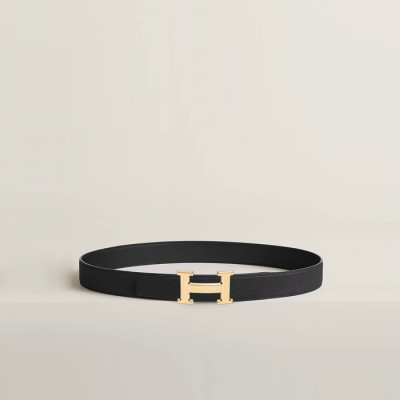 에르메스 남성 H Striee 버클 리버서블 벨트 - Hermes Mens H Striee Buckle Reversible Belt - bel241x