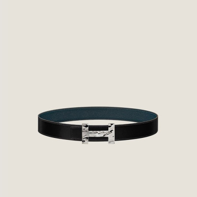 에르메스 남성 리버서블 퀴즈 H20 벨트 - Hermes Mens Quizz H20 Reversible Belt - bel260x