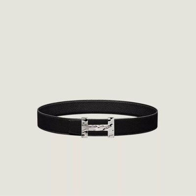 에르메스 남성 리버서블 퀴즈 H20 벨트 - Hermes Mens Quizz H20 Reversible Belt - bel261x