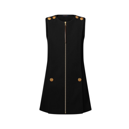 루이비통 여성 버튼 디테일 에이프런 드레스 - Louis vuitton Womens Button Detail Apron Dress - lvc7343x