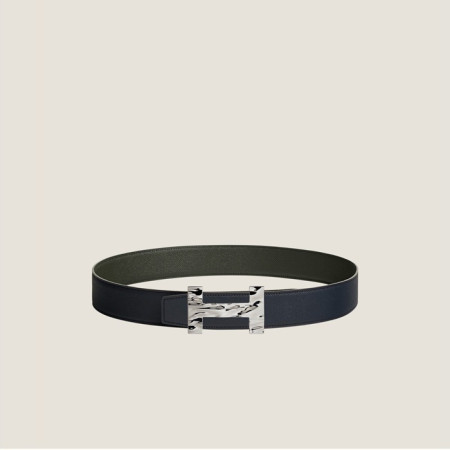 에르메스 남성 리버서블 퀴즈 H20 벨트 - Hermes Mens Quizz H20 Reversible Belt - bel285x