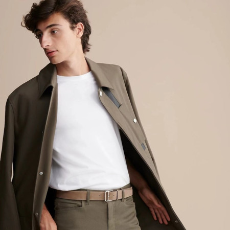 에르메스 남성 로메인 35 버클 벨트 - Hermes Mens Romain 35 Belt - bel297x