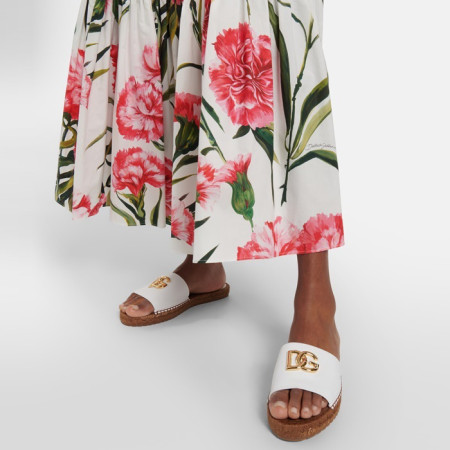 돌체앤가바나 여성 비치 슬라이더 샌들 - Dolce&Gabbana Womens Beach Slider Sandals - dos6111x