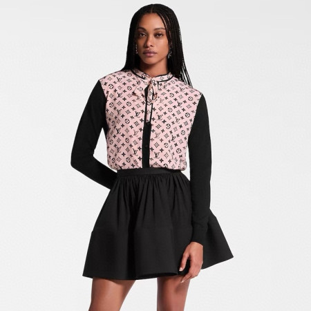루이비통 여성 모노그램 가디건 - Louis vuitton Womens Monogram Cardigan - lvc7344x