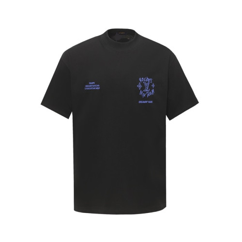 루이비통 남성 라운드 반팔 티셔츠 - Louis vuitton Mens Round Tshirt - lvc7356x