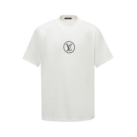 루이비통 남성 라운드 반팔 티셔츠 - Louis vuitton Mens Round Tshirt - lvc7359x