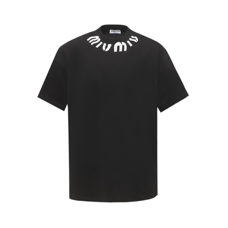 미우미우 남성 라운드 반팔 티셔츠 - Miumiu Mens Round Tshirt - mic7362x