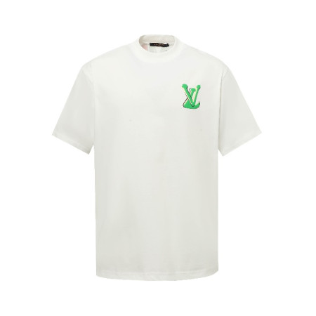 루이비통 남성 라운드 반팔 티셔츠 - Louis vuitton Mens Round Tshirt - lvc7373x