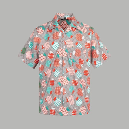 구찌 남성 반팔 셔츠 - Gucci Mens Ophidia Shirts - guc7385x