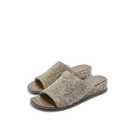 로에베 여성 스웨이드 슬라이드 - Loewe Womens Suede Slide - los6138x