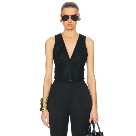 입생로랑 여성 브이넥 베스트 - Saint Laurent Womens V-neck Best - ysc7406x