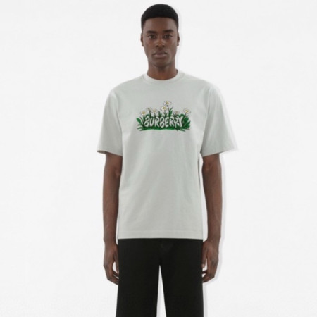 버버리 남성 라운드 반팔 티셔츠 - Burberry Mens Round Tshirt - buc7429x