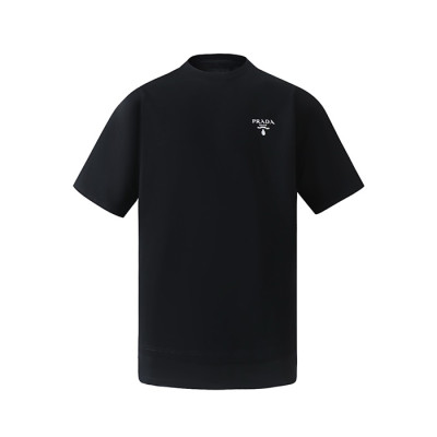 프라다 남성 라운드 반팔티 - Prada Mens Round Tshirt - prc7486x