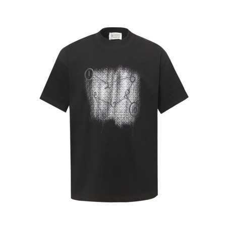 메종 마르지엘라 남성 라운드 반팔 티셔츠 - Maison Margiela Mens Round Tshirt - mac7487x