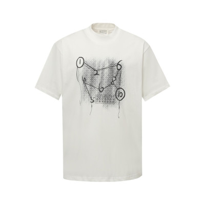 메종 마르지엘라 남성 라운드 반팔 티셔츠 - Maison Margiela Mens Round Tshirt - mac7488x