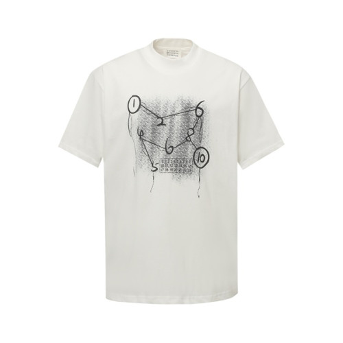메종 마르지엘라 남성 라운드 반팔 티셔츠 - Maison Margiela Mens Round Tshirt - mac7488x