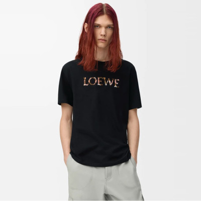 로에베 남성 라운드 반팔티 - Loewe Mens Round Tshirt - loc7502x