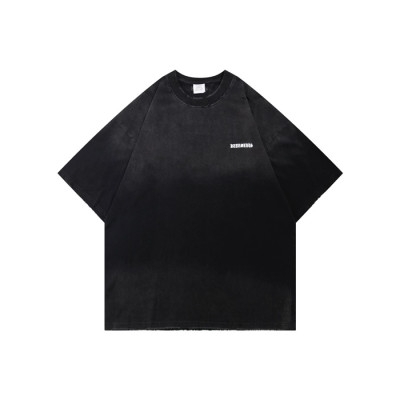 베트멍 남/녀 라운드 반팔 티셔츠 - Vetements Unisex Oversize Tshirt - buc7504x