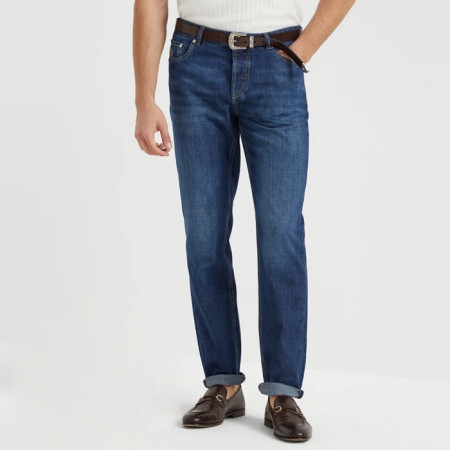 브루넬로쿠치넬리 남성 클래식 청바지 - Brunello Cucinelli Mens Classic Jeans - brc7508x