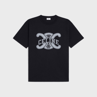 셀린느 남성 반팔 티셔츠 - Celine Mens Round Tshirt - cec7509x