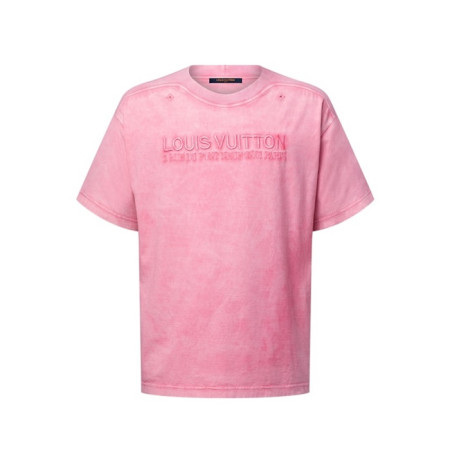 루이비통 남성 라운드 반팔 티셔츠 - Louis vuitton Mens Round Tshirt - lvc7510x