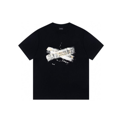 발렌시아가 남성 라운드 반팔 티셔츠 - Balenciaga Mens Round Tshirt - bac7516x