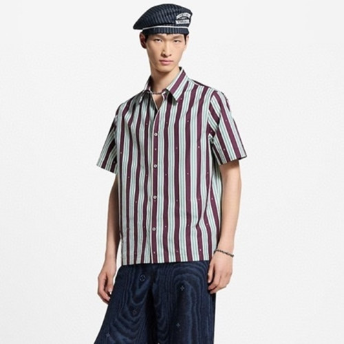 루이비통 남성 반팔 셔츠 - Louis vuitton Mens Polo Shirts - lvc7518x