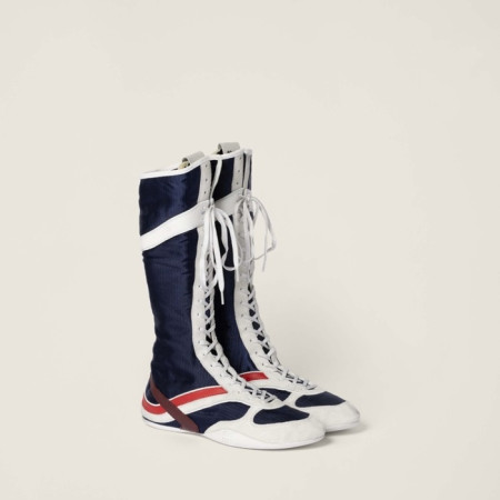 미우미우 여성 짐나지움 부츠 - Miumiu Womens Gymnasium Booties - mis6253x