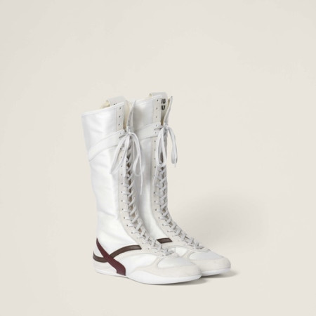 미우미우 여성 짐나지움 부츠 - Miumiu Womens Gymnasium Booties - mis6254x