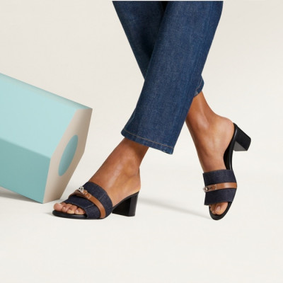 에르메스 여성 지지 켈리 버클 뮬 - Hermes Womens Gigi Kelly Mules - hes6263x