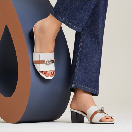 에르메스 여성 지지 켈리 버클 뮬 - Hermes Womens Gigi Kelly Mules - hes6264x