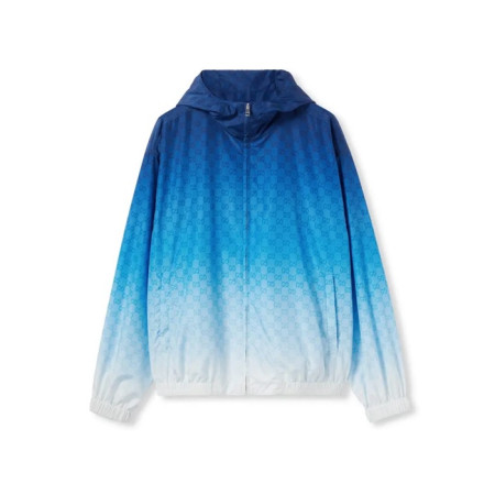 구찌 남성 프린트 테크니컬 포플린 지퍼 재킷 - Gucci Mens Printed Technical Poplin Zipper Jacket - guc7538x